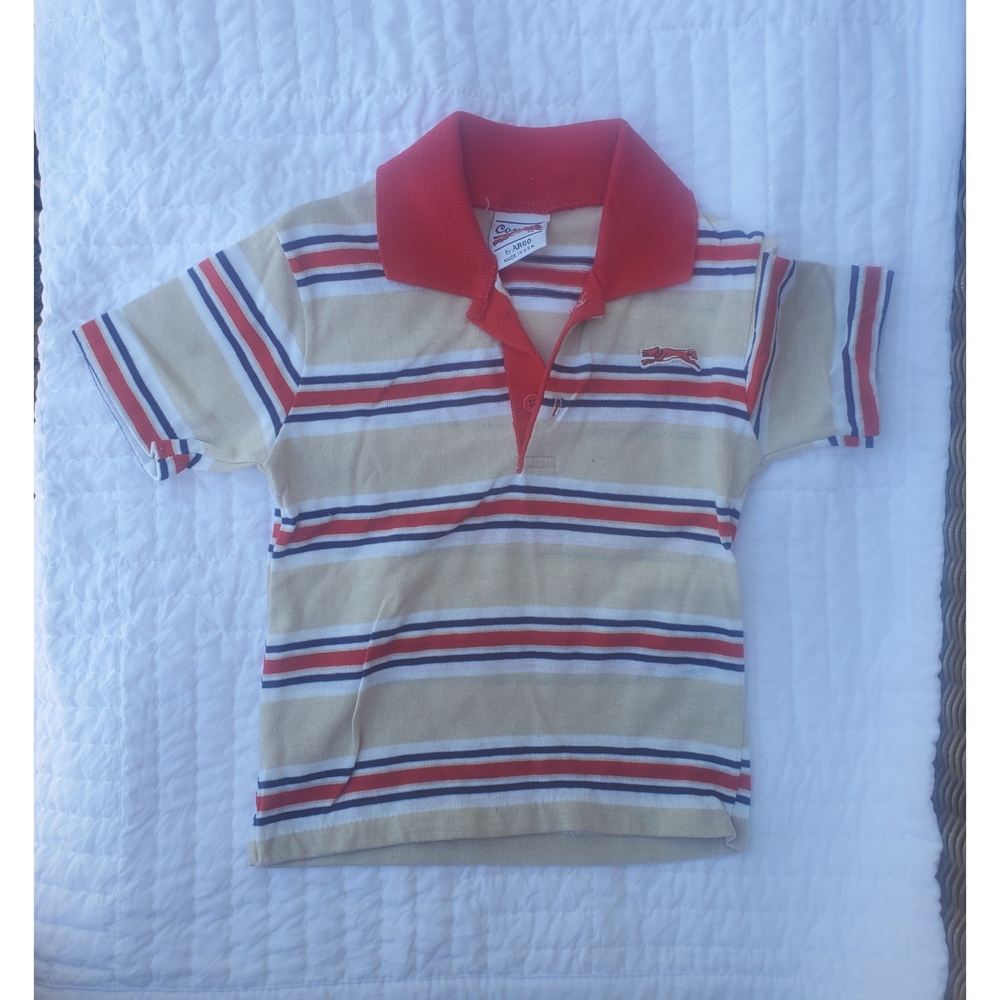 VTG 80s - 90s Size 5 Boy's Polo